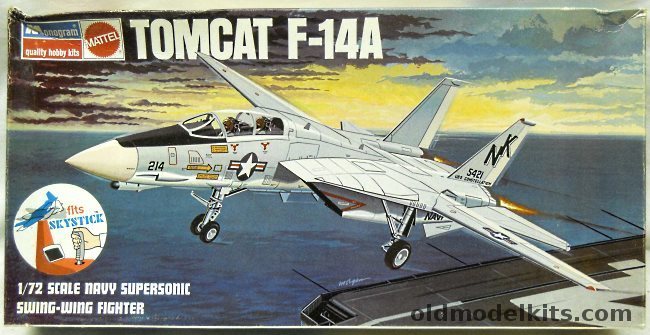 Monogram 1/72 Grumman F-14A Tomcat - VF-83 USS Constellation, 5992 plastic model kit